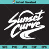 Sunset Curve SVG, Sunset Curve Logo SVG, Julie And The Phantoms SVG, Sunset Curve SVG File, PNG, DXF, Cricut, Cut File, Clipart, Silhouette