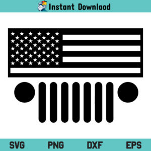 US Flag Jeep Grill SVG, American Flag Jeep Grill SVG, Jeep Grill SVG, US Flag SVG, American Flag SVG, Jeep SVG, Grill SVG, PNG, DXF, Cricut, Cut File, Clipart