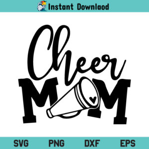 Cheer Mom SVG, Football Mom, Cheer SVG, Cheer Mom Shirt, Cheer Mama SVG, Cheer Mom, SVG, PNG, DXF, Cricut, Cut File