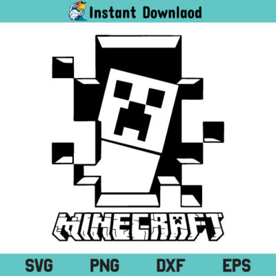 Minecraft SVG, Minecraft SVG File, Minecraft SVG Cut File, Minecraft