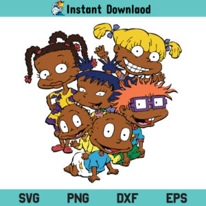 African American Rugrats SVG, African American Rugrats SVG File, African Rugrats SVG, Rugrats African American SVG, Rugrats Family African American SVG, Rugrats SVG, African American SVG, African SVG, PNG, DXF, Cricut, Cut File