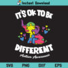 Its Ok To Be Different Autism Awareness SVG, Its Ok To Be Different Elephant Puzzle SVG, Its Ok To Be Different SVG, Autism Awareness SVG, Autism Awareness SVG File, Its Ok To Be Different, Autism Awareness, Elephant Puzzle, SVG, PNG, DXF, Cricut, Cut File, Clipart, Silhouette