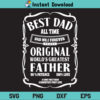 Best Dad All Time Dad No. 1 SVG, Best Dad All Time Dad No 1 SVG File, Best Dad SVG, All Time Dad No. 1 SVG, Father's Day SVG, Dad SVG, Father SVG, Dad T Shirt SVG, PNG, DXF, Cricut, Cut File