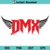 DMX Wings SVG, DMX Rapper Wings SVG, DMX SVG, Wings SVG, RIP DMX Wings SVG, DMX Rapper SVG, DMX Rest In Peace SVG, PNG, DXF, Cricut, Cut File