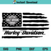 Harley Davidson US Flag SVG, Harley Davidson US Flag SVG File, Harley Davidson American Flag SVG, Harley Davidson US Distressed Flag SVG, Harley Davidson, US Flag, American Flag, Distressed Flag, SVG, PNG, Cricut, Cut File, Clipart