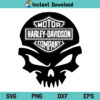Harley Davidson Skull SVG, Harley Davidson Skull SVG File, Harley Davidson Skull SVG Design, Harley Davidson SVG, Skull SVG, Skull Harley Davidson SVG, PNG, DXF, Cricut, Cut File