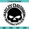 Harley Davidson Skull SVG, Harley Davidson Skull SVG File, Harley Davidson Round Skull Logo SVG, Harley Davidson Skull SVG Design, Harley Davidson SVG, Skull SVG, Harley Davidson Skull, SVG, PNG, DXF, Cricut, Cut File, Clipart