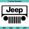 Jeep Grill SVG, Jeep Logo SVG, Jeep SVG, Grill SVG, Jeep Grill SVG File, Jeep Grill, Jeep, Grill, SVG, PNG, DXF, Cricut, Cut File, Clipart, Silhouette, Instant Download
