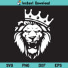 Lion Crown SVG, Lion Crown SVG File, Lion Roar SVG, Lion Roar Crown SVG File, Lion SVG, Lion Logo Roar SVG, King Lion SVG, Lion King SVG File, PNG, DXF, Cricut, Cut File