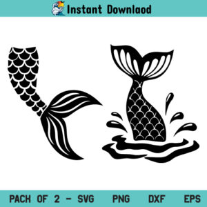 Mermaid Tail SVG, Mermaid Tail SVG File, Mermaid Tail SVG Bundle, Mermaid Scales SVG, Mermaid Scales SVG File, Mermaid SVG, Fish Tail SVG, PNG, DXF, Cricut, Cut File