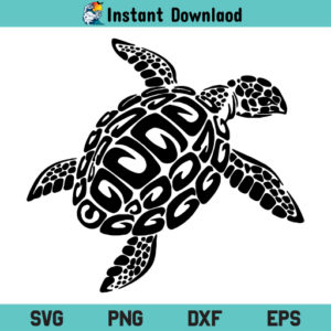 Sea Turtle SVG, Sea Turtle SVG File, Turtle SVG, Turtle SVG File, Mermaid Scales Turtle SVG, Ocean Turtle SVG, Swimming Turtle SVG, Sea Turtle, Turtle, SVG, PNG, DXF, Cricut, Cut File