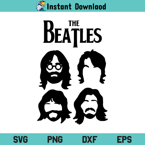 The Beatles Music Band SVG, The Beatles SVG, Music Band SVG, The Beatles SVG, The Beatles PNG, The Beatles DXF, The Beatles Cricut, The Beatles Cut File, The Beatles Clipart