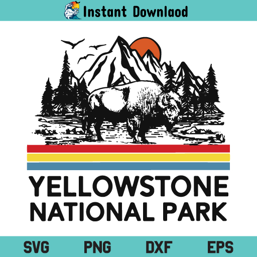 Yellowstone National Park SVG, Yellowstone National Park SVG File
