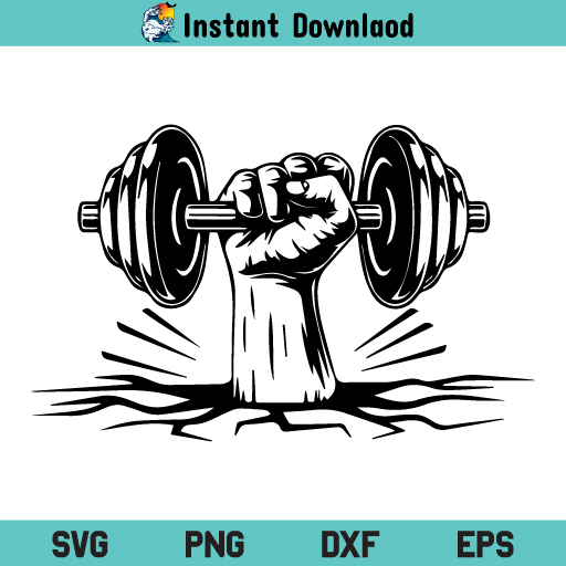 Dumbbell SVG, Dumbbell SVG Cut File, Barbell SVG, Weightlifter SVG, Crossfit SVG, Weight Lifting SVG, Fitness SVG, Gym Workout SVG, Dumbbell, Barbell, SVG, PNG, DXF, Cricut, Cut File