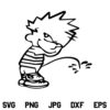 Boy Peeing SVG, Calvin Boy Peeing SVG, Funny SVG, Boy Peeing SVG File, PNG, DXF, Cricut, Cut File