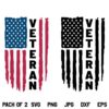 Veteran USA Flag SVG, Veteran Flag SVG, American Flag SVG, Veteran SVG, US Flag SVG, Veteran US Flag SVG Bundle, SVG, PNG, DXF, Cricut, Cut File