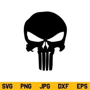 The Punisher Logo SVG, The Punisher SVG, Punisher Logo SVG, Punisher SVG, PNG, DXF, Cricut, Cut File, Clipart, Silhouette
