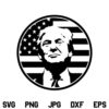 Donald Trump US Flag SVG, Donald Trump SVG, American Flag, President Donald Trump, Merica, SVG, PNG, DXF, Cricut, Cut File