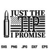 Just the Tip I Promise US Flag SVG, Just the Tip SVG, I Promise SVG, American Flag SVG, Just the Tip Flag SVG, PNG, DXF, Cricut, Cut File