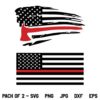 US Red Line Firefighter Axe Flag SVG, US Red Line Firefighter Flag SVG, Red Line Flag SVG, American Flag SVG, Red Line, Red Axe, SVG, PNG, DXF, Cricut, Cut File