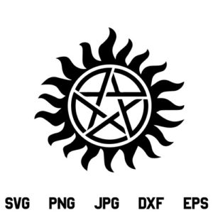 Supernatural Anti Possession Symbol SVG, Supernatural Symbol SVG, Anti Possession SVG, Supernatural SVG, PNG, DXF, Cricut, Cut File