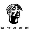 Tupac Shakur SVG, Tupac Shakur SVG File, 2Pac Hip Hop Rapper SVG, Tupac Shakur American Rapper SVG, PNG, DXF, Cricut, Cut File