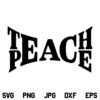 Teach Peace SVG, Teach Peace SVG File, Teacher SVG, Teach SVG, Peace SVG, Teach Peace, SVG, PNG, DXF, Cricut, Cut File