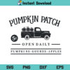 Pumpkin Patch Vintage Truck SVG, Pumpkin Patch SVG, Pumpkin SVG, Fall Truck SVG, Fall SVG, Halloween SVG, Pumpkin Patch