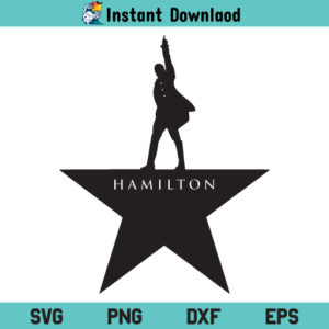 Hamilton Star Logo SVG, Hamilton Star SVG, Hamilton Logo SVG, Hamilton Star