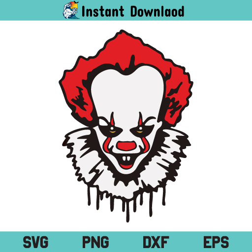 Pennywise SVG, Pennywise SVG File, Pennywise Clown It SVG, Pennywise Halloween SVG, Dancing Clown SVG