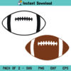 Football SVG, American Football SVG, Football Silhouette, Football PNG, Football Outline SVG, Football