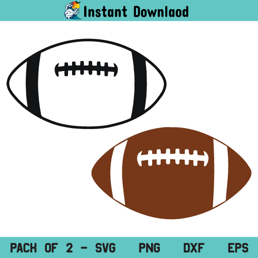 Football SVG, American Football SVG, Football Silhouette, Football PNG, Football Outline SVG, Football