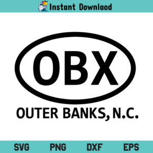 OBX Logo SVG, The Outer Banks SVG, Outer Banks SVG, OBX SVG, The Outer Banks N.C. SVG