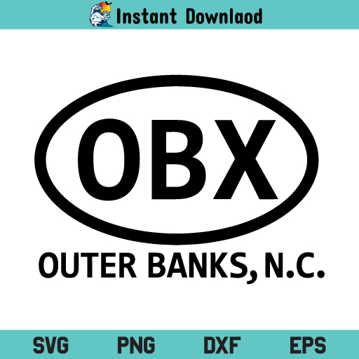 OBX Logo SVG, The Outer Banks SVG, Outer Banks SVG, OBX SVG, The Outer Banks N.C. SVG