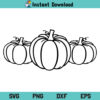 Pumpkin Outline SVG, Pumpkin SVG, Fall Pumpkin SVG, Halloween SVG, Fall SVG, Thanksgiving, Pumpkin