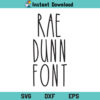 Rae Dunn Font SVG, Rae Dunn Font SVG File, Rae Dunn Christmas Font SVG, Rae Dunn Font
