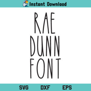 Rae Dunn Font SVG, Rae Dunn Font SVG File, Rae Dunn Christmas Font SVG, Rae Dunn Font