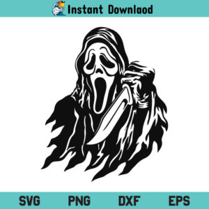 Scream SVG, Scream Ghost SVG, Scream Ghost SVG File, Scream, Horror, Halloween, Scream Ghost