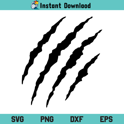 Claw Scratches SVG, Claw Marks SVG, Scratches SVG, Jurassic Park SVG, Dinosaur SVG, Cat Scratch SVG