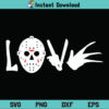 Jason Vorhees Love SVG, Jason Halloween Love SVG, Jason Horror Love SVG, Horror Love SVG, Scary Movies SVG
