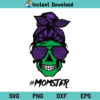 Mom Monster Skull SVG, Momster Skull SVG, Spooky Mom skull SVG, Mom of Monsters SVG, Momster SVG, Mom Monster SVG