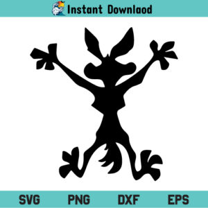 Wiley Coyote SVG, Wiley Coyote Splat Flat SVG, Wile E Coyote SVG, Wile Coyote SVG, Looney Tunes SVG