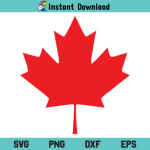 Canada Maple Leaf SVG, Canada SVG, Maple Leaf SVG, Canada Leaf SVG, Canadian Red Leaf SVG