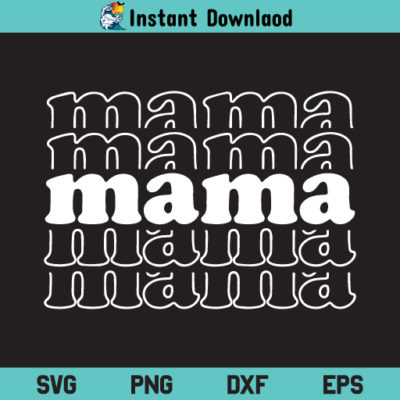 Retro Mama T Shirt SVG, Retro Mama SVG Design, Retro Mama Mom Gift SVG ...