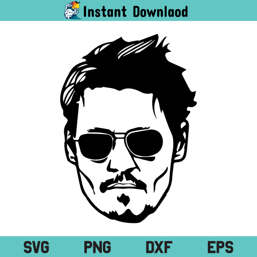Johnny Depp SVG, Johnny Depp SVG File, Johnny Depp T Shirt Design SVG ...