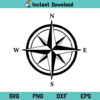Compass SVG, Compass SVG File, Nautical Compass SVG, Compass Rose SVG, Compass Star SVG, Compass