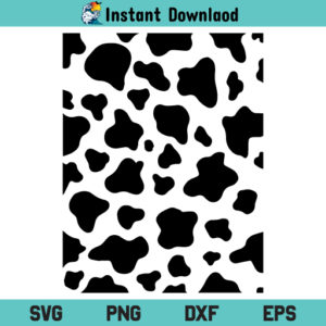 Cow Print SVG, Cow Pattern SVG, Black and White Cow Print SVG, Black and White Cow Pattern SVG, Cow Print