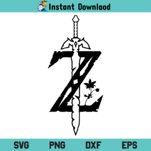 Zelda SVG, Zelda SVG File, Zelda SVG Print, Zelda Cut File, Zelda Breath Of The Wild SVG