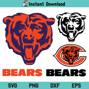 Chicago Bears SVG, Chicago Bears Logo SVG, Bears Logo SVG, Bears NFL SVG, NFL SVG, Chicago Bears Digital SVG File, Chicago Bears Bundle SVG, Chicago Bears PNG