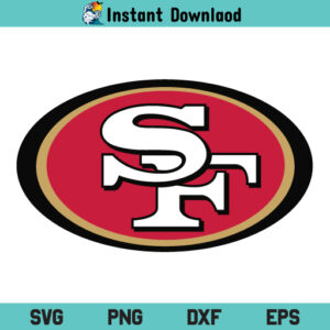 San Francisco 49ers SVG, San Francisco 49ers Vector Logo, 49ers SVG, San Francisco 49ers, NFL, 49ers NFL